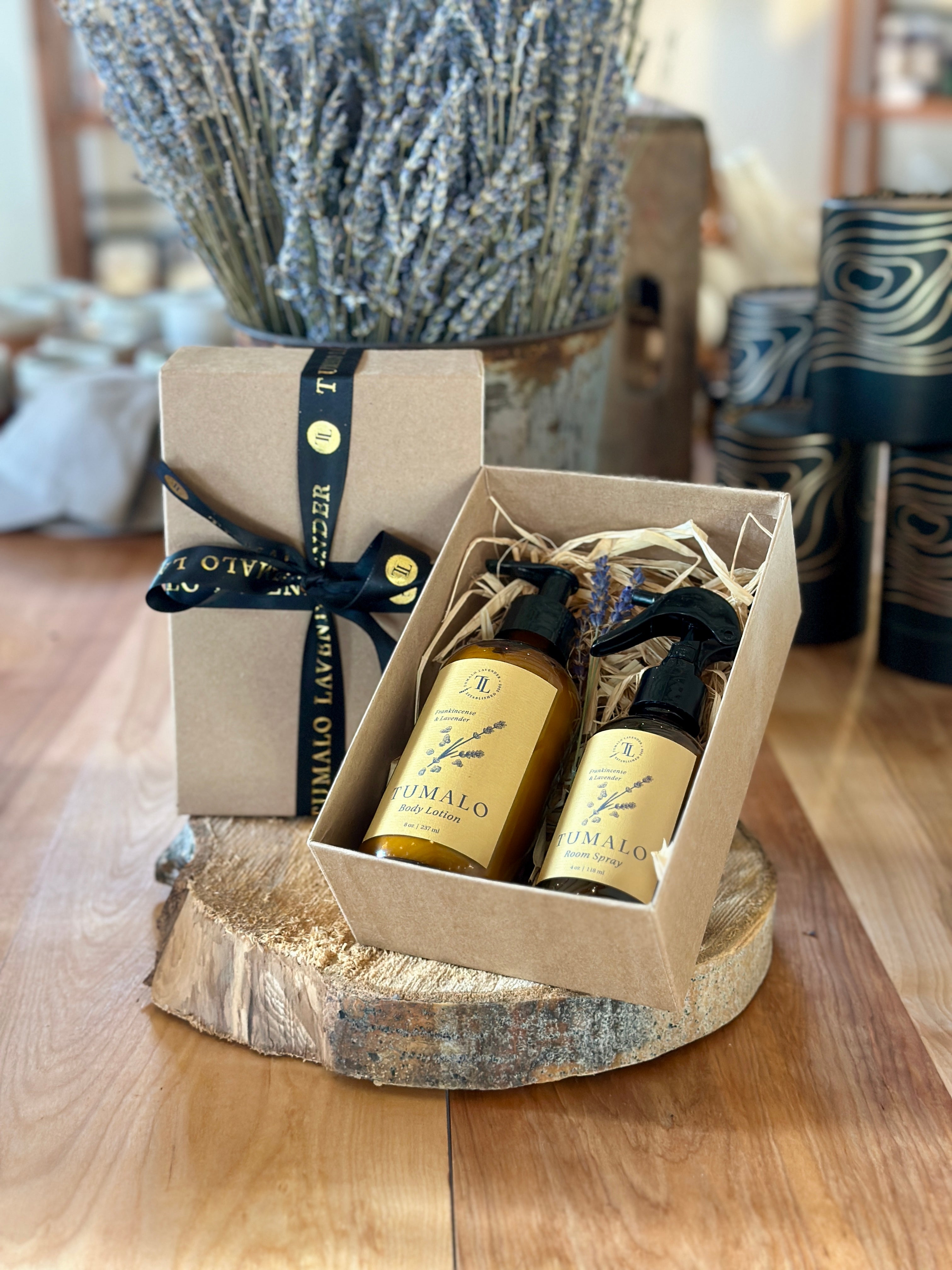 Lotion & Room Spray Gift Set - Tumalo Lavender