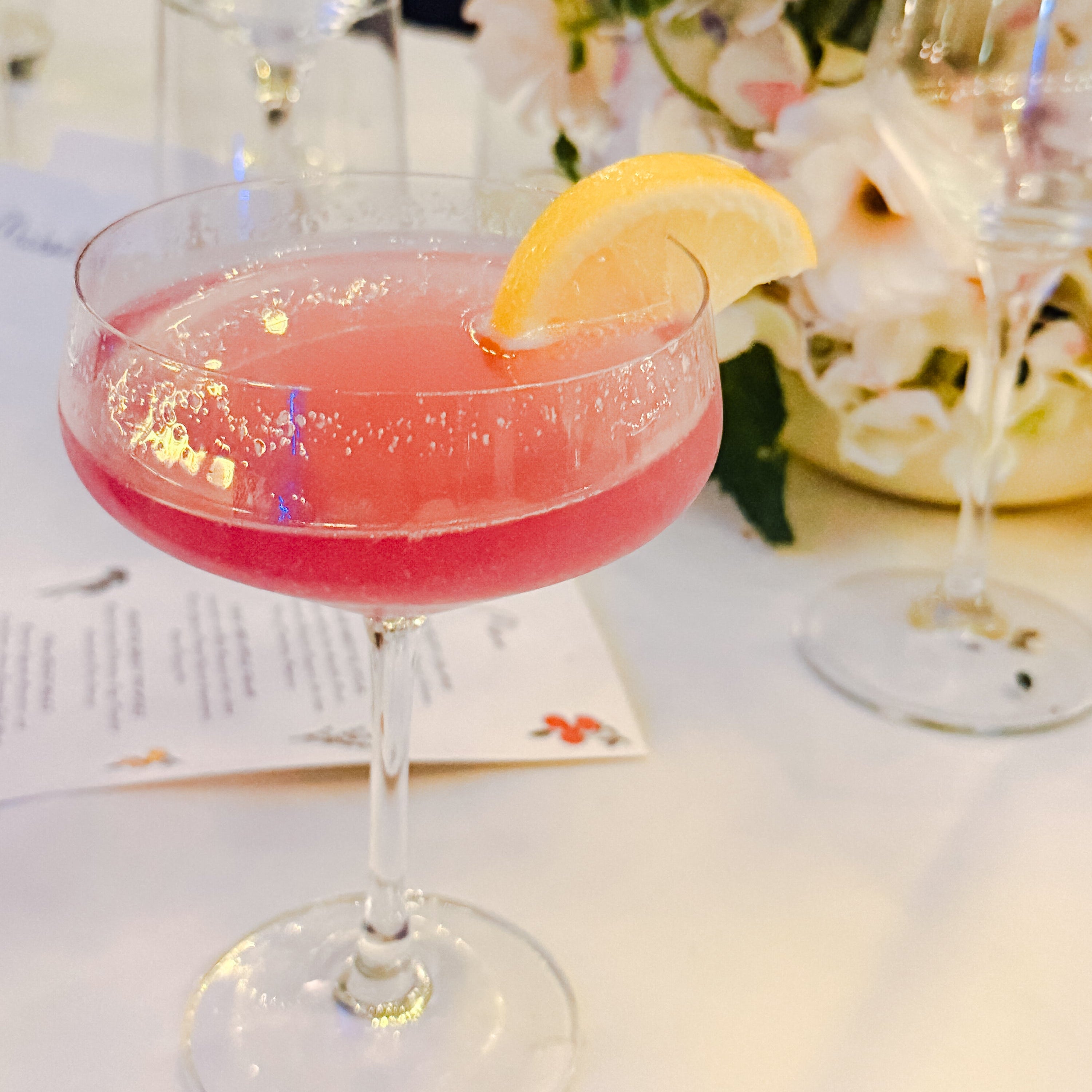 French 75 with Lavender Simple Syrup