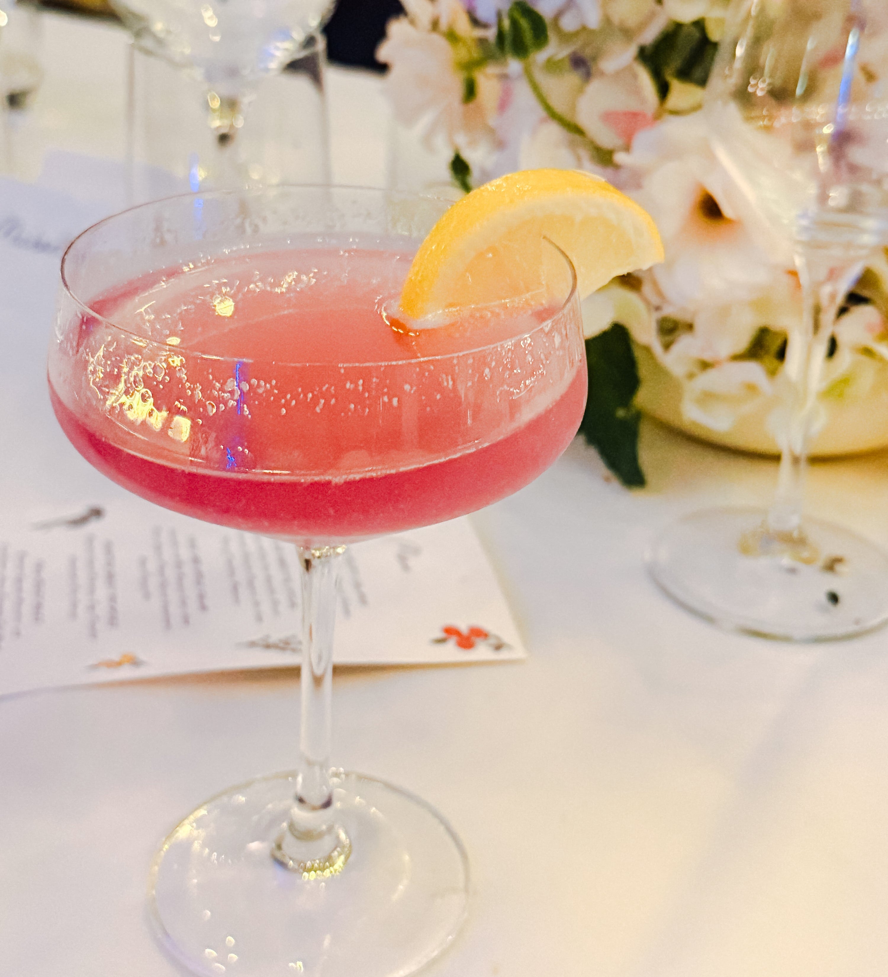 French 75 with Lavender Simple Syrup