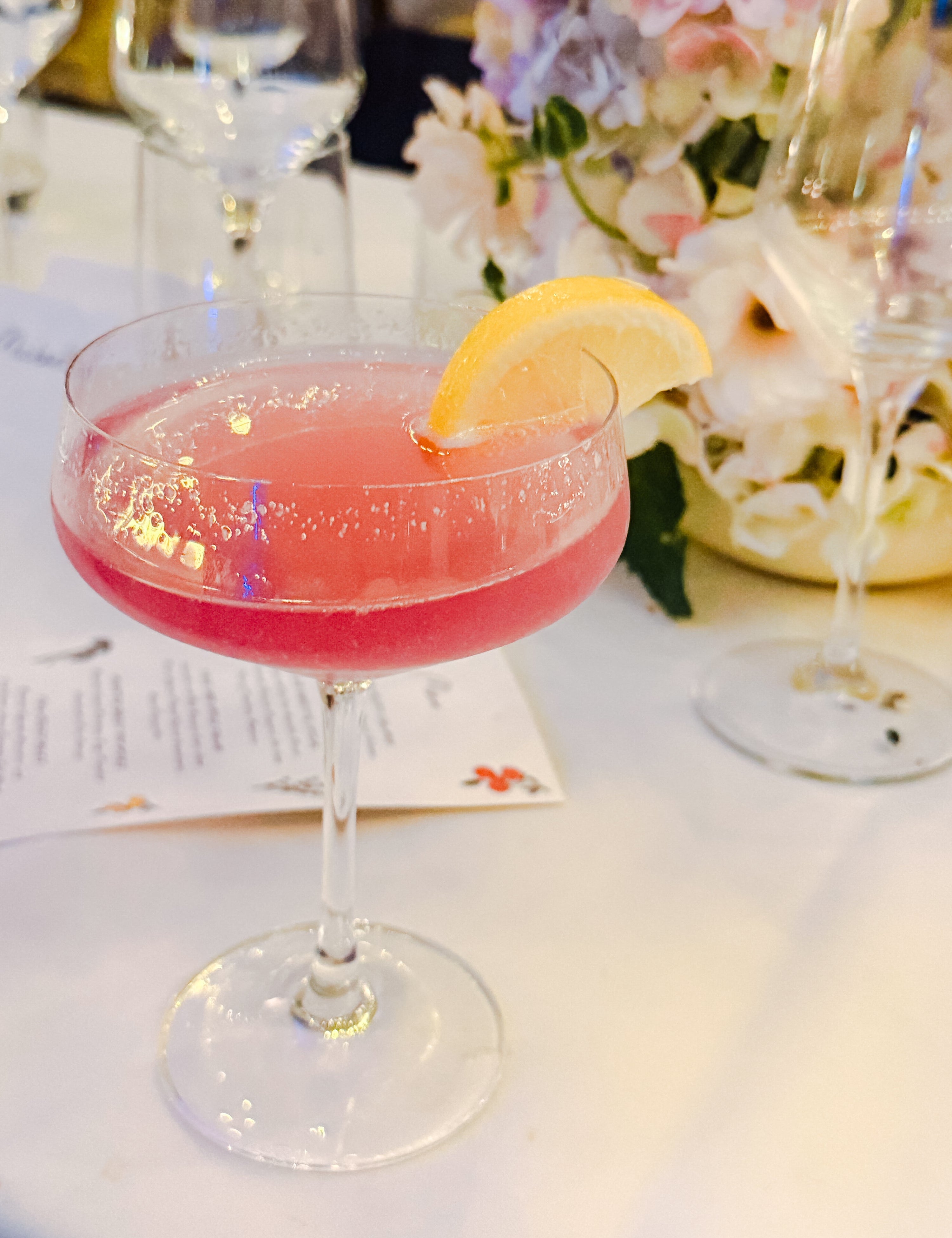 French 75 with Lavender Simple Syrup