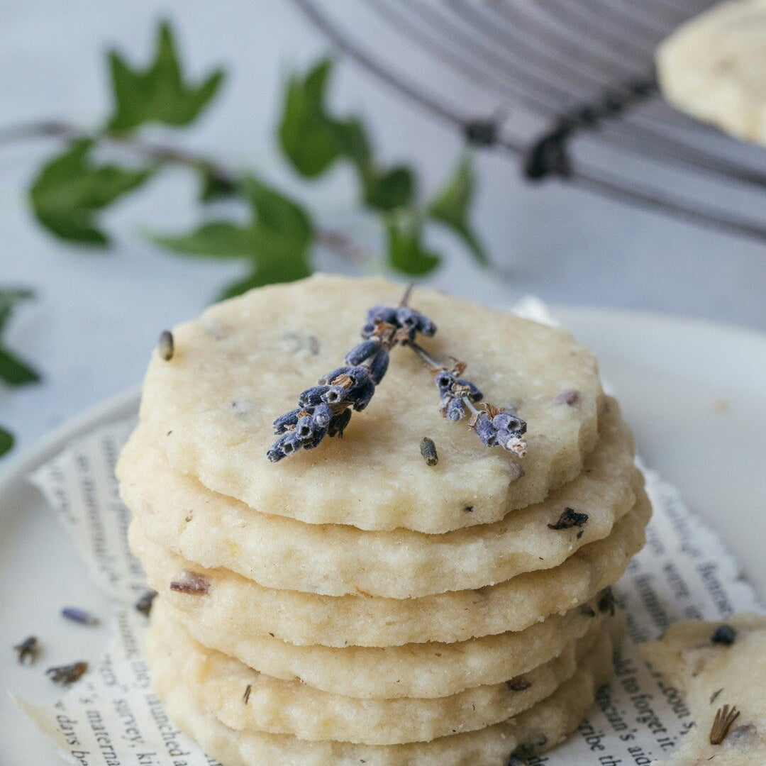 Lavender Shortbread Cookies