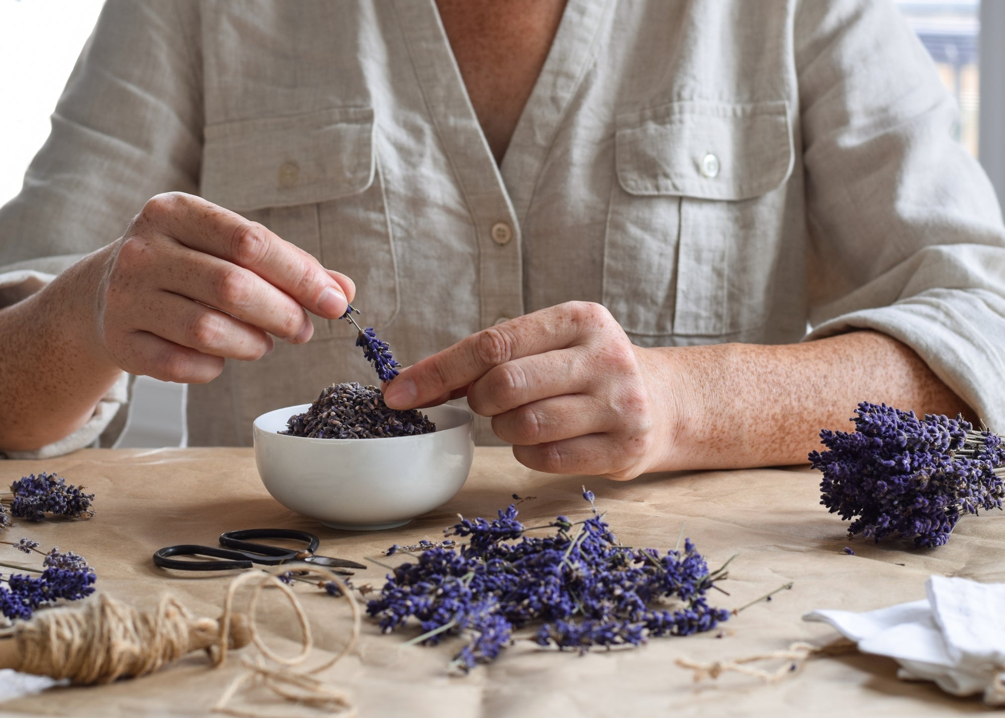 Grow Fragrance 7oz Dried Lavender Buds - 5A Grade Natural Lavender Flowers For Crafts Lavender Sachets For Drawers And Closets