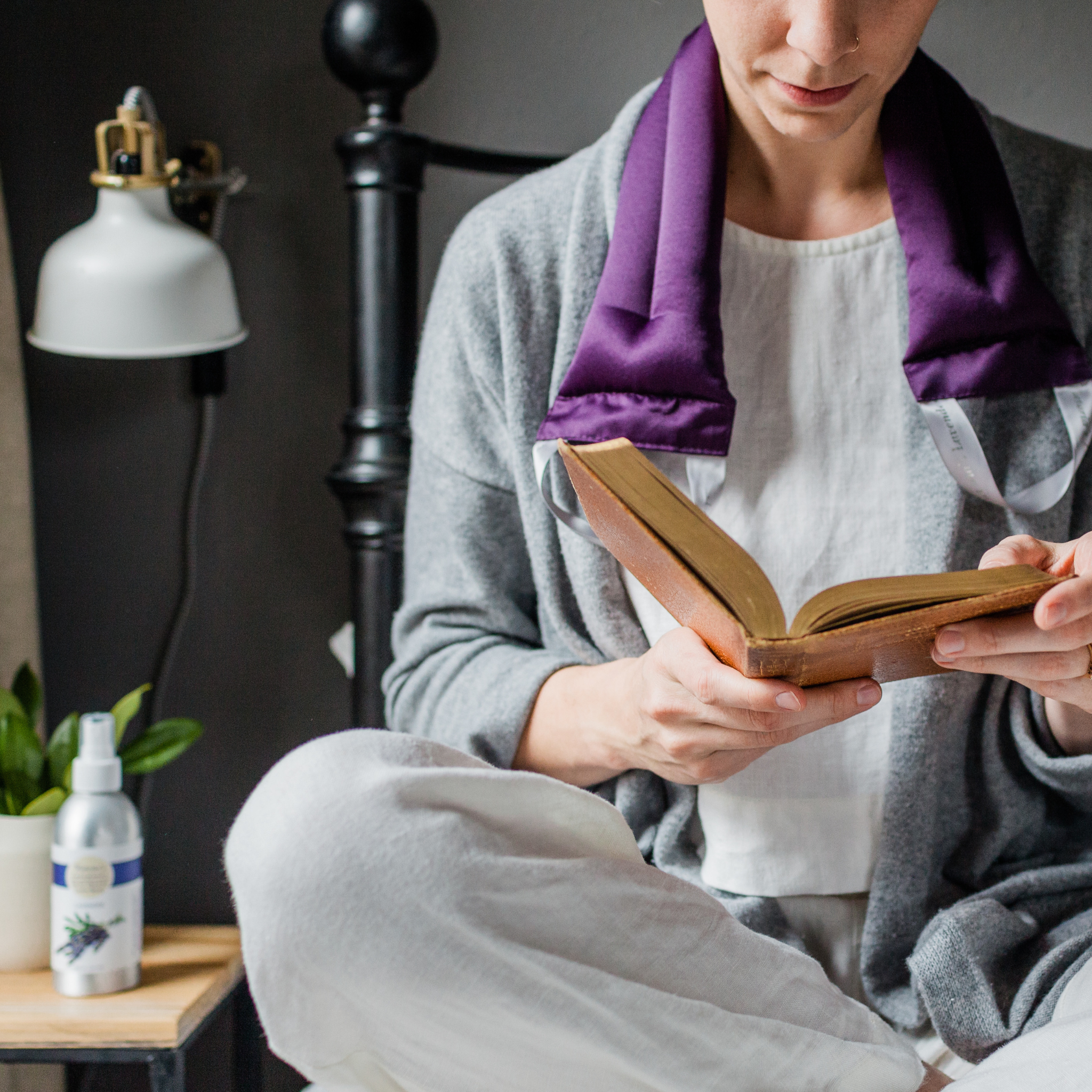 Lavender neck warmer outlet